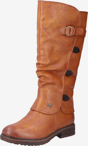 Bottes Rieker en marron : devant