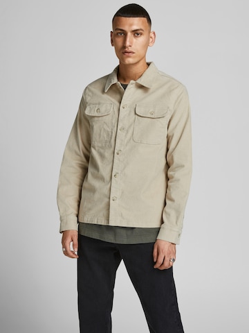 JACK & JONES Regular fit Between-Season Jacket 'Blaben' in Beige: front