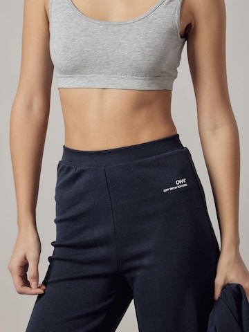 Flared Pantaloni 'Panta Palazzo in Interlock' di OWN Off With Nature in blu