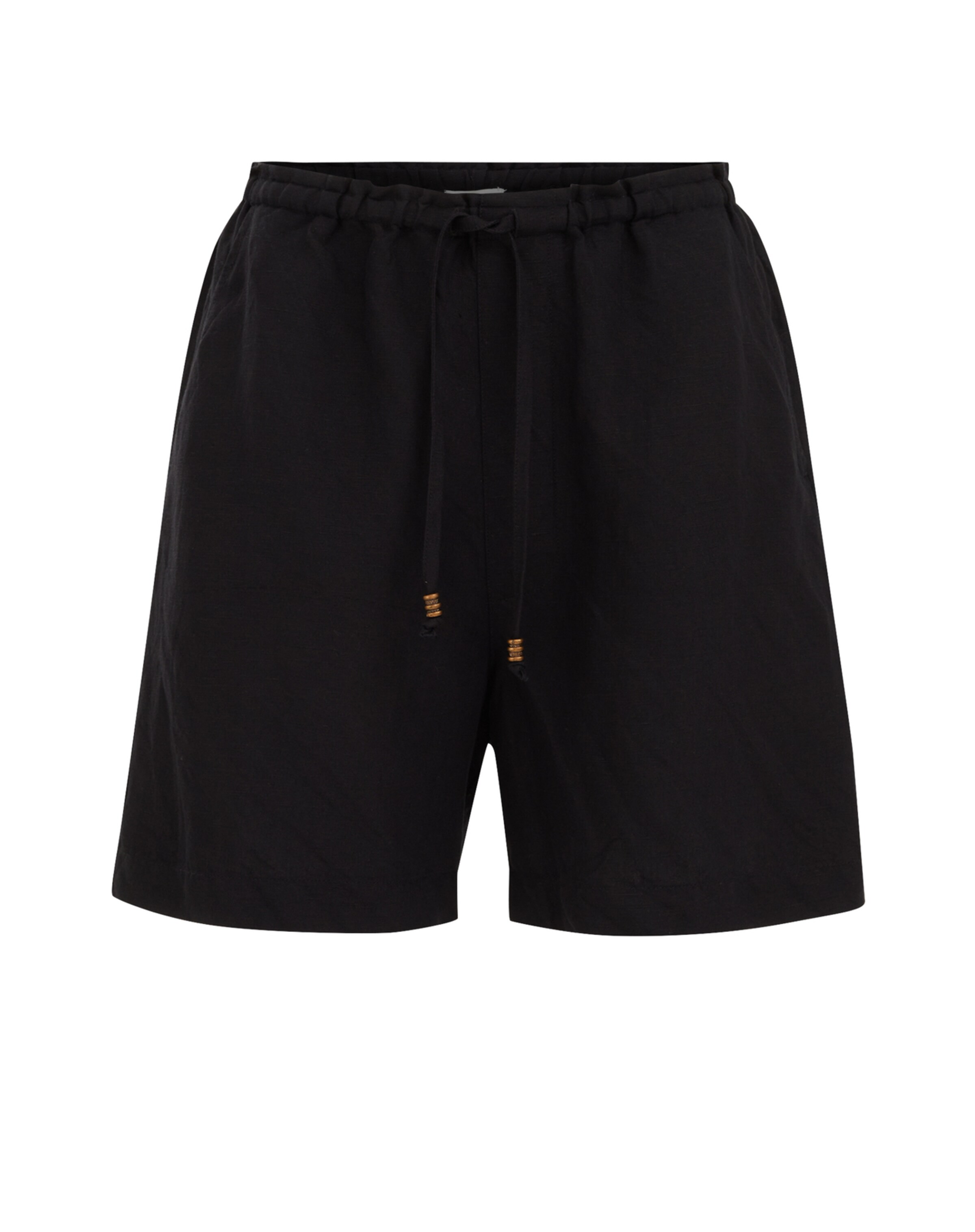 WE Fashion - Loosefit Calças em preto: frente