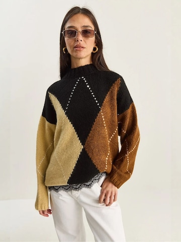 Bianco Lucci Pullover 'Pullover'‌‌‌ in Schwarz