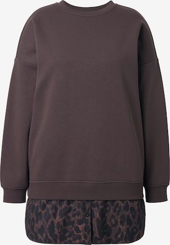 Studio Untold Sweatshirt in Brown: front