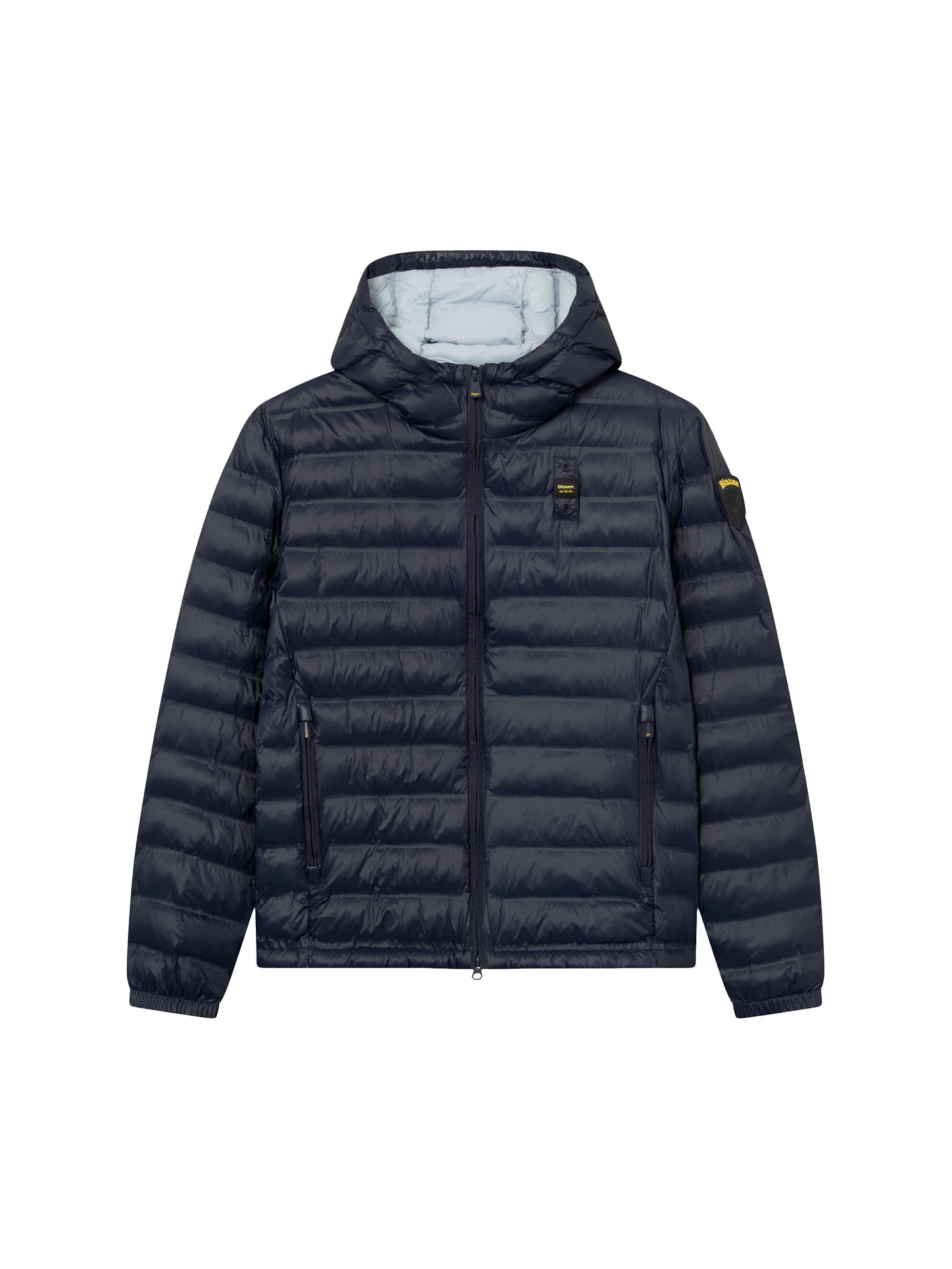 Blauer.USA Between-season jacket ' Charles ' in Blue: front