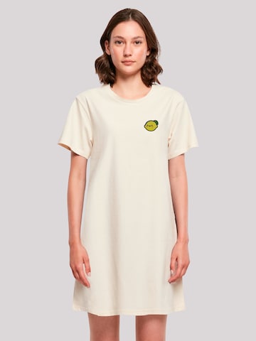 F4NT4STIC Dress 'Lemon Cute Face' in Beige: front