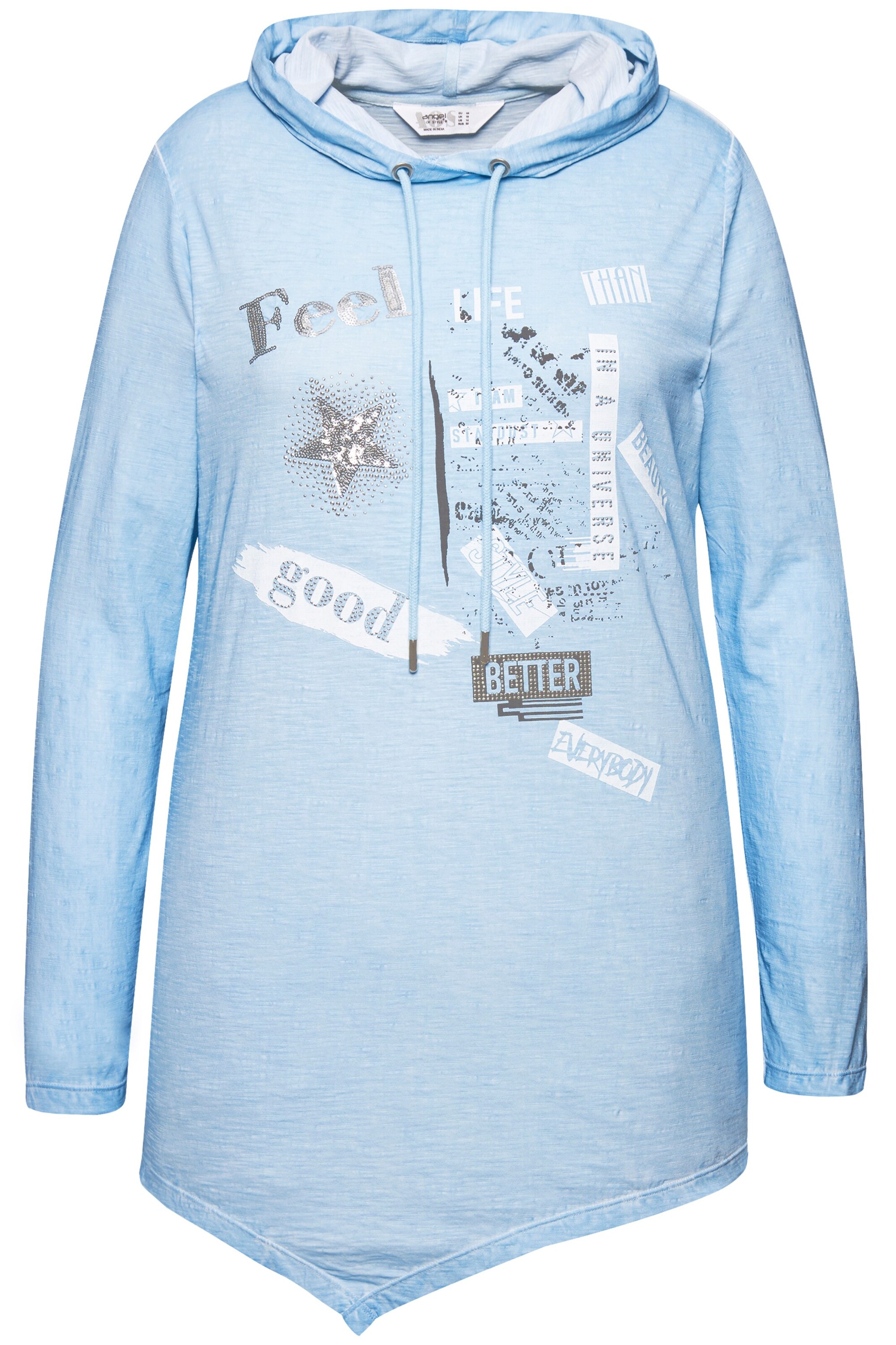 Angel of Style Sweatshirt in Blauw: voorkant