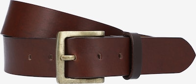 Gusti Leder Riem 'Jori' in de kleur Bruin / Donkerbruin, Productweergave