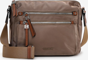 Emily & Noah Crossbody Bag in Brown: front
