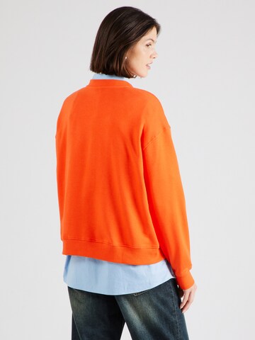 PIECES Sweatshirt 'PCMAUDE' in Rot