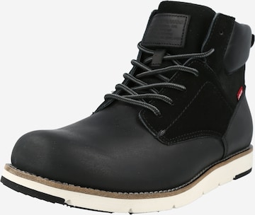 LEVI'S Lace-Up Boots in Black: front