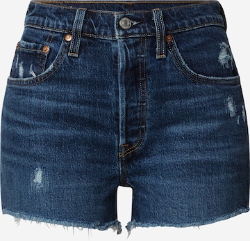 Jean '501 Original Short' LEVI'S ® en bleu : devant