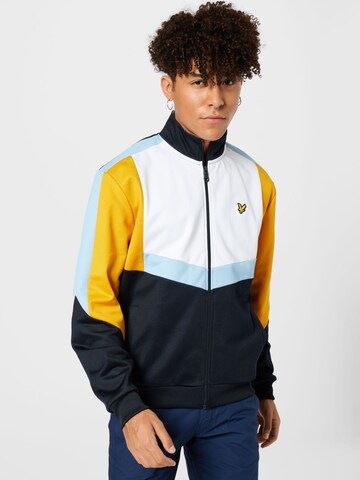 Lyle & Scott Collegetakki värissä sininen: edessä