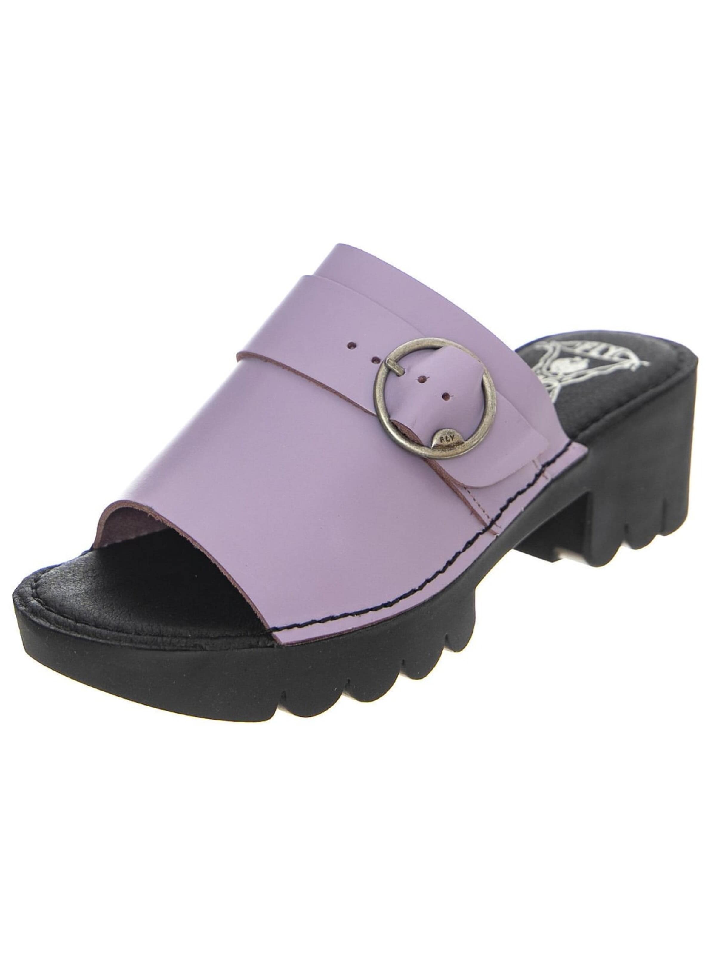 Zoccoletto 'W' Eple 519 Fly Brooklyn Violet Sandals' di FLY LONDON in lilla: frontale