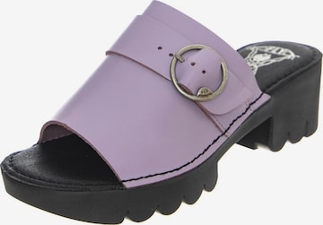 FLY LONDON Klapki 'W' Eple 519 Fly Brooklyn Violet Sandals' w kolorze fioletowy: przód