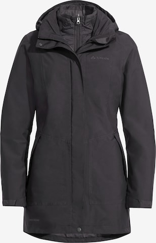 VAUDE Outdoor Jacket 'Idris' in Grey: front