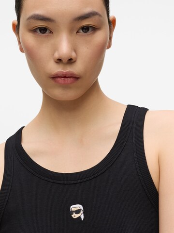 Karl Lagerfeld Top in Schwarz