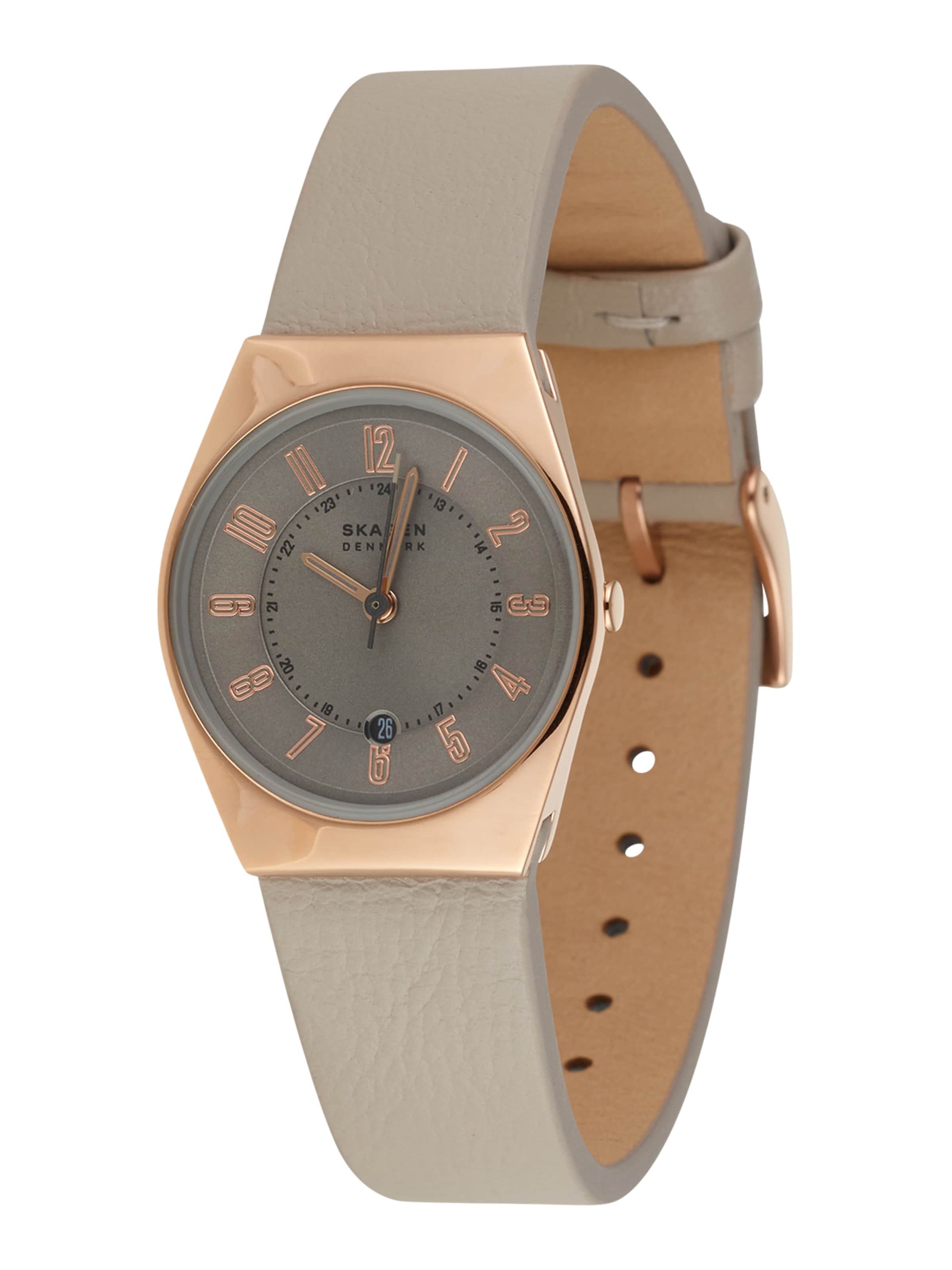 SKAGEN Analoguhr in Grau: Vorderseite