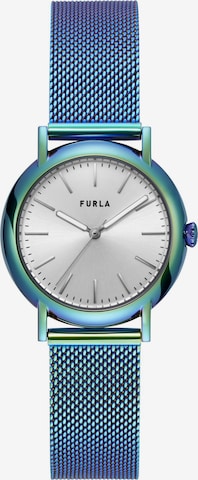 FURLA Analoog horloge ' Easy Shape ' in Blauw: voorkant