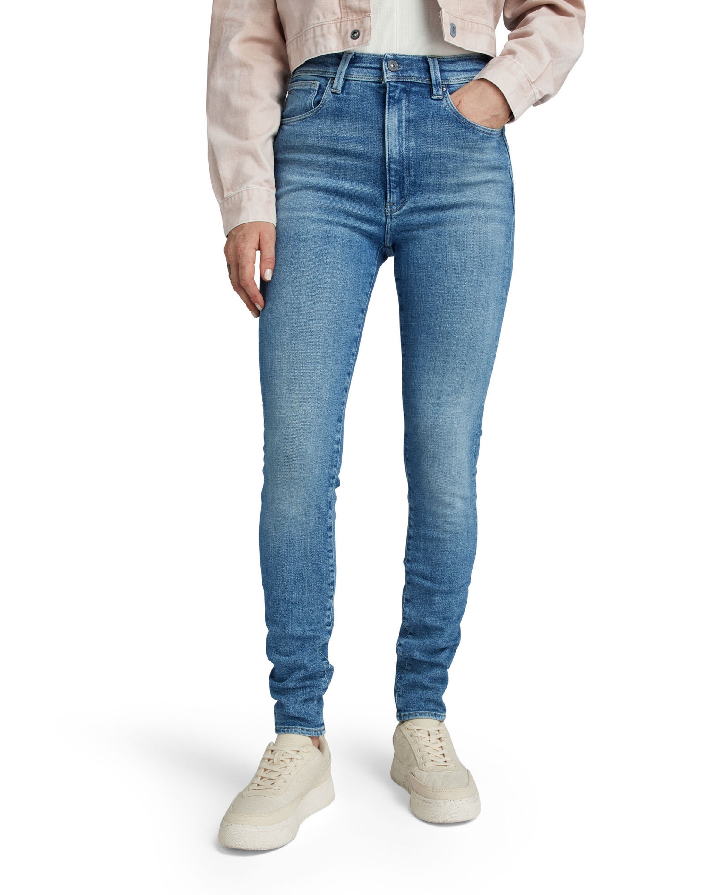 G-STAR Skinny Jeans in Blue: front