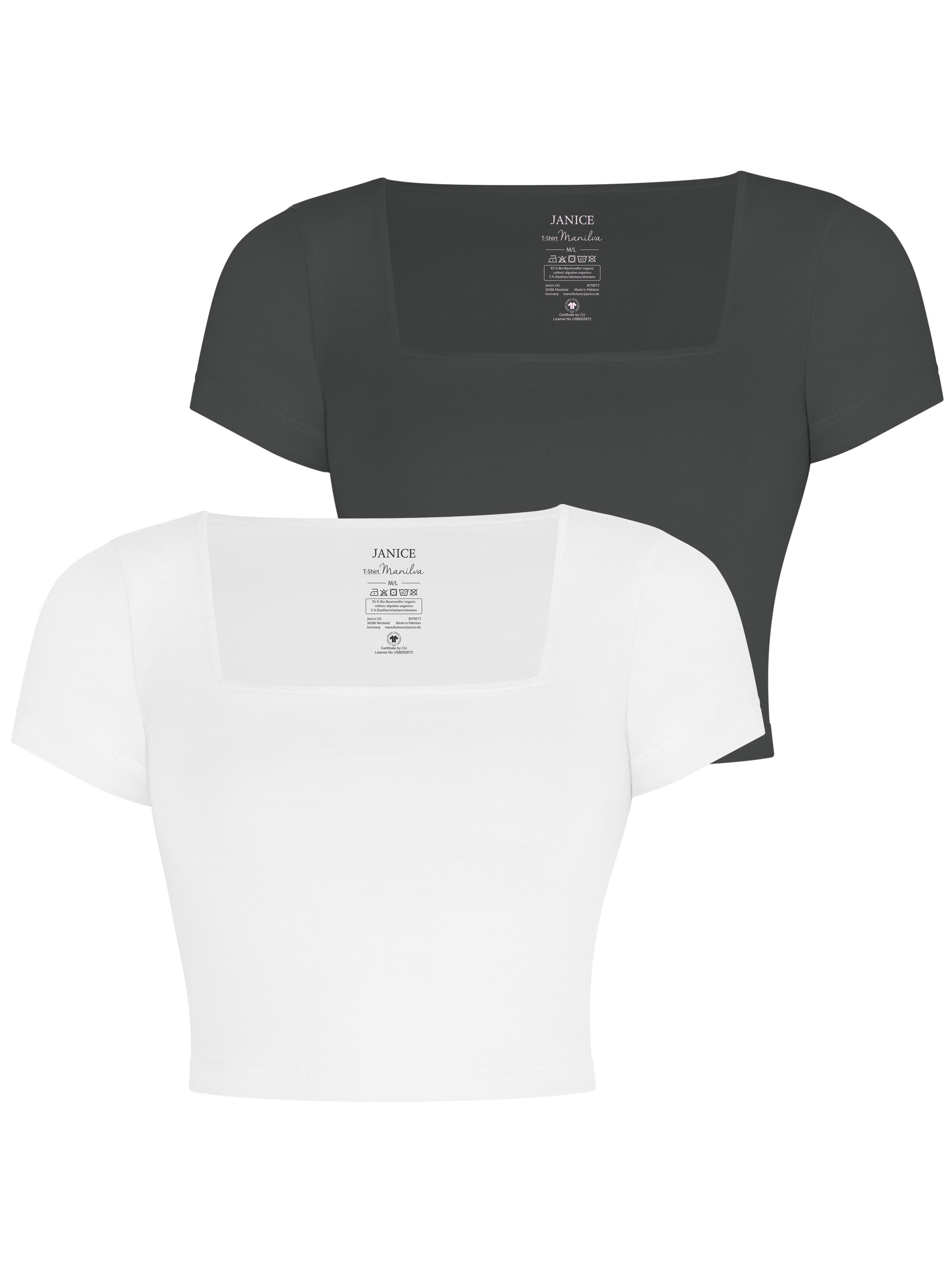 Janice Shirt in Grijs: voorkant