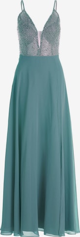 Robe de soirée Vera Mont en bleu : devant