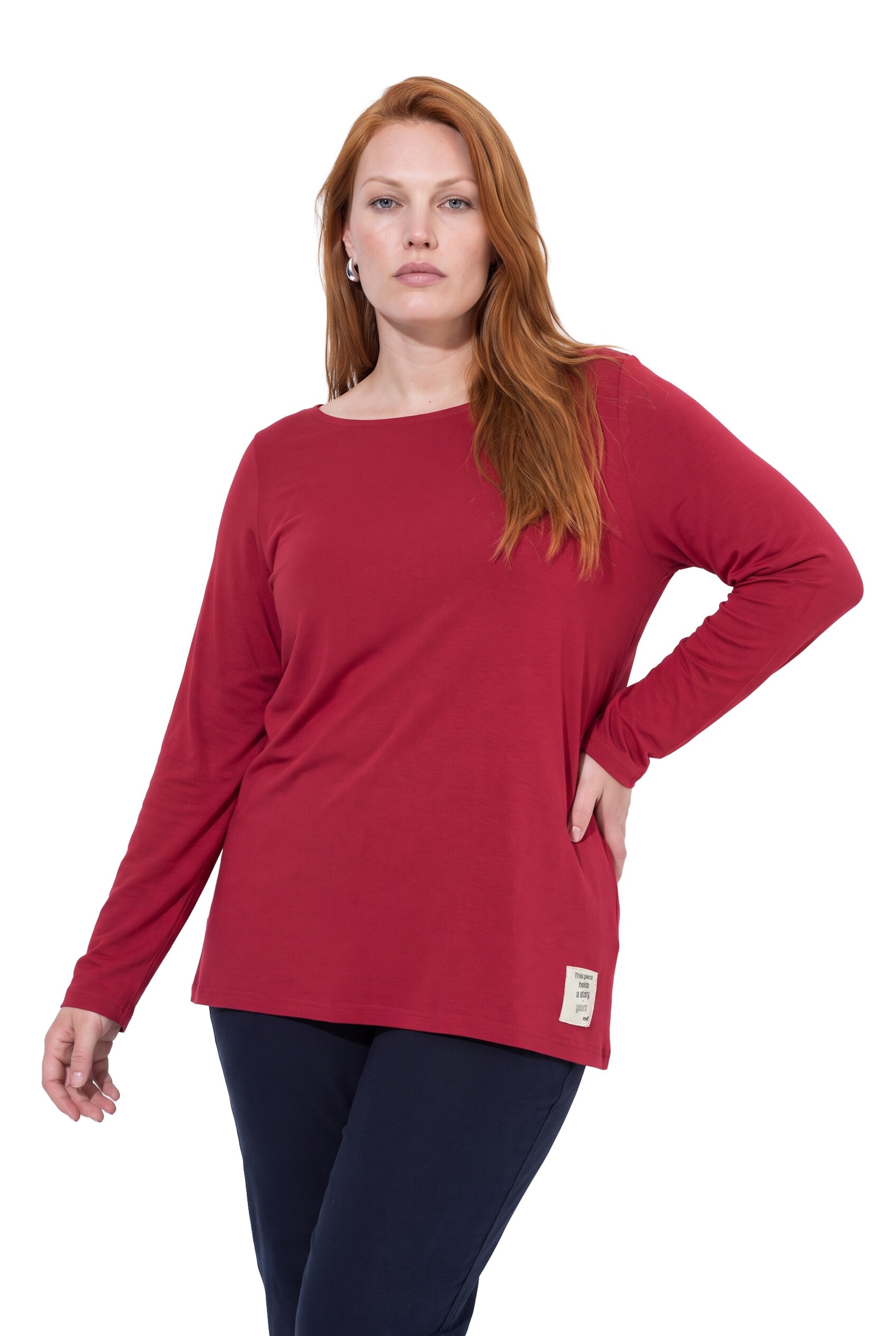 Ulla Popken Shirt in Red: front