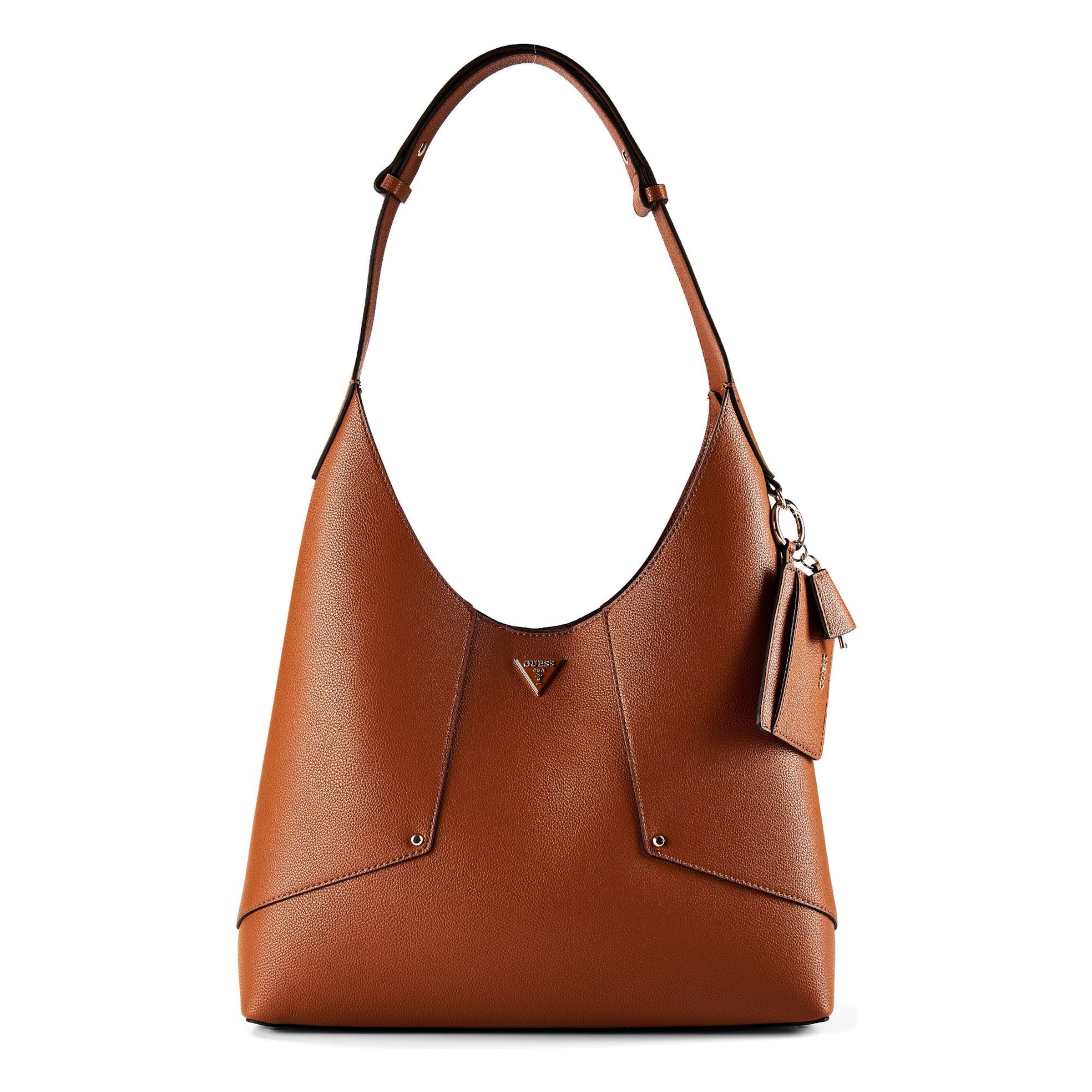 Borsa a spalla 'Darcy' di GUESS in marrone: frontale