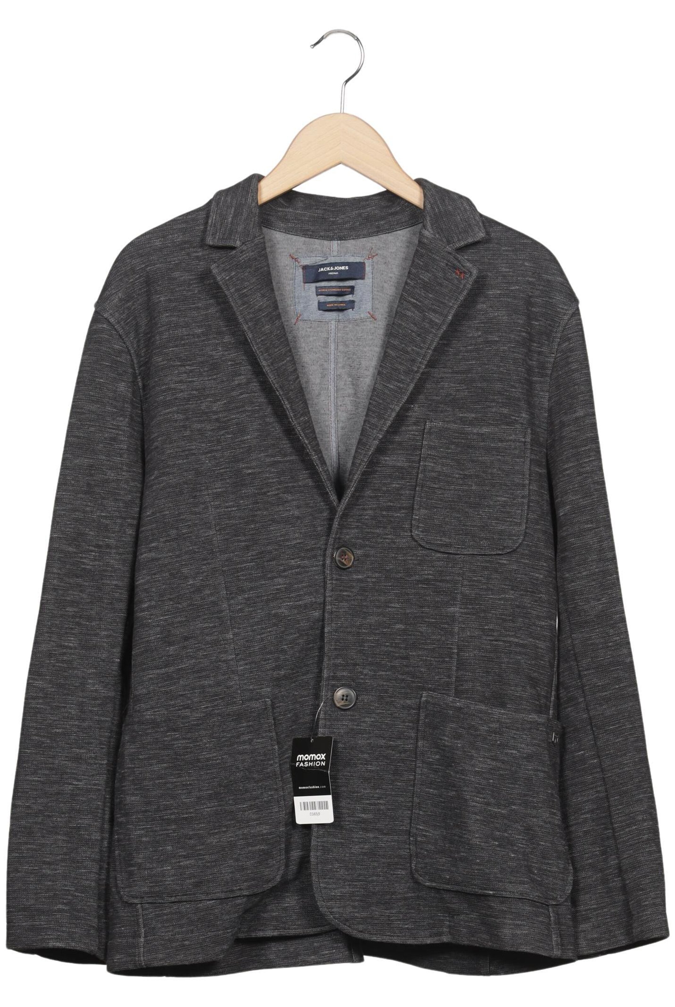 JACK & JONES Suit Jacket in XL in Grey: front