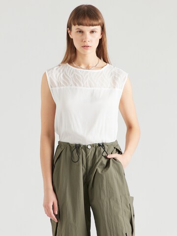 ABOUT YOU - Camisa 'Rhea' em branco: frente