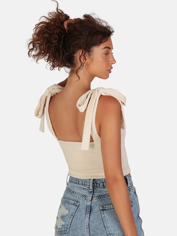 OW Collection Top 'TOWEL' – béžová