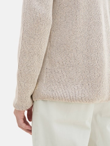 TOM TAILOR Pullover in Beige