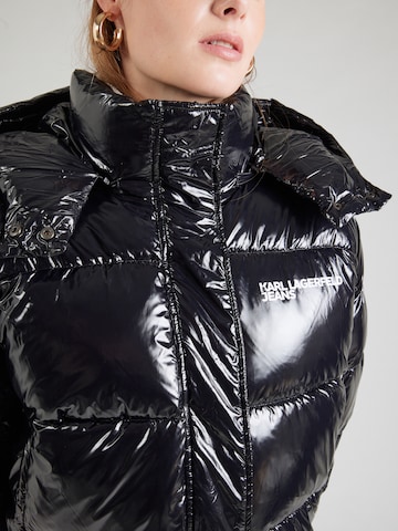Veste d’hiver KARL LAGERFELD JEANS en noir