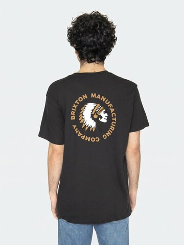 Maglietta 'Rival Stamp' di Brixton in nero