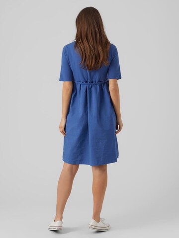 MAMALICIOUS Jurk 'Carolina Lia' in Blauw