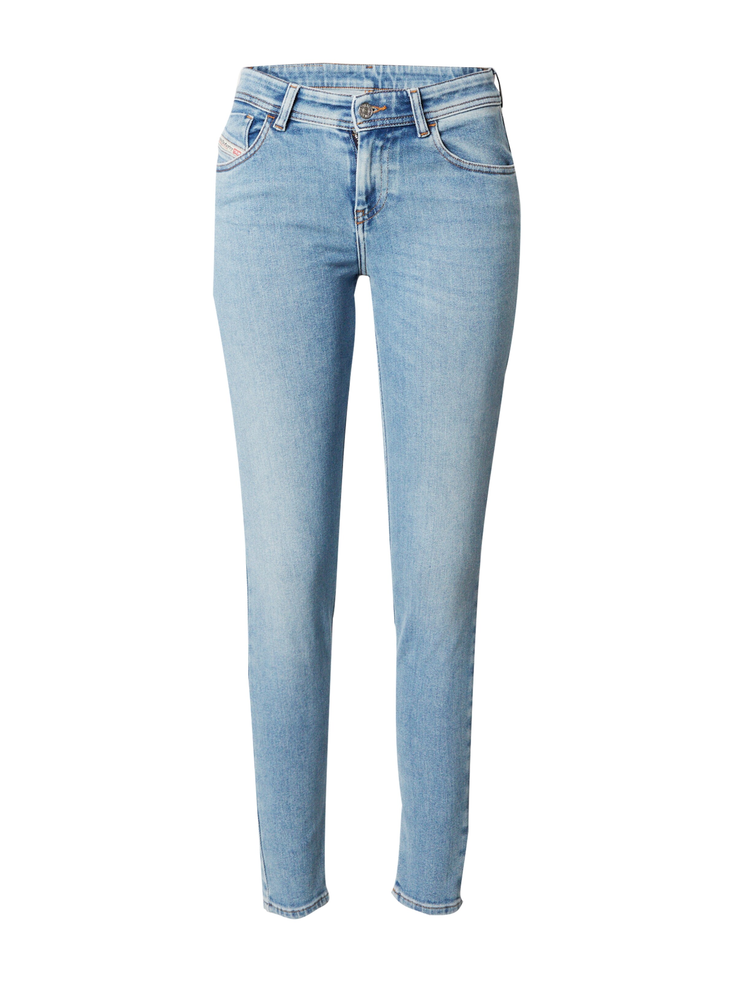 DIESEL Skinny Jeans 'SLANDY' i blå: forside