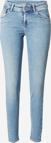 DIESEL - Skinny Calças de ganga 'SLANDY' em azul: frente