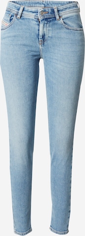 DIESEL Skinny Jeans 'SLANDY' in Blauw: voorkant