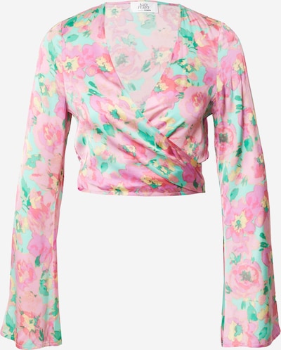 Katy Perry exclusive for ABOUT YOU Blusa 'Jolina' em verde / rosa claro, Vista do produto