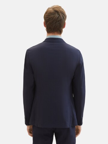 Coupe regular Veste de costume TOM TAILOR en bleu