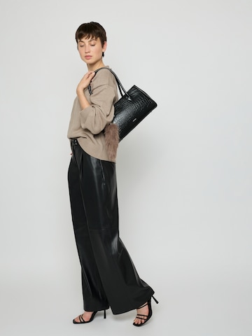 Picard Schultertasche 'Soho' in Schwarz