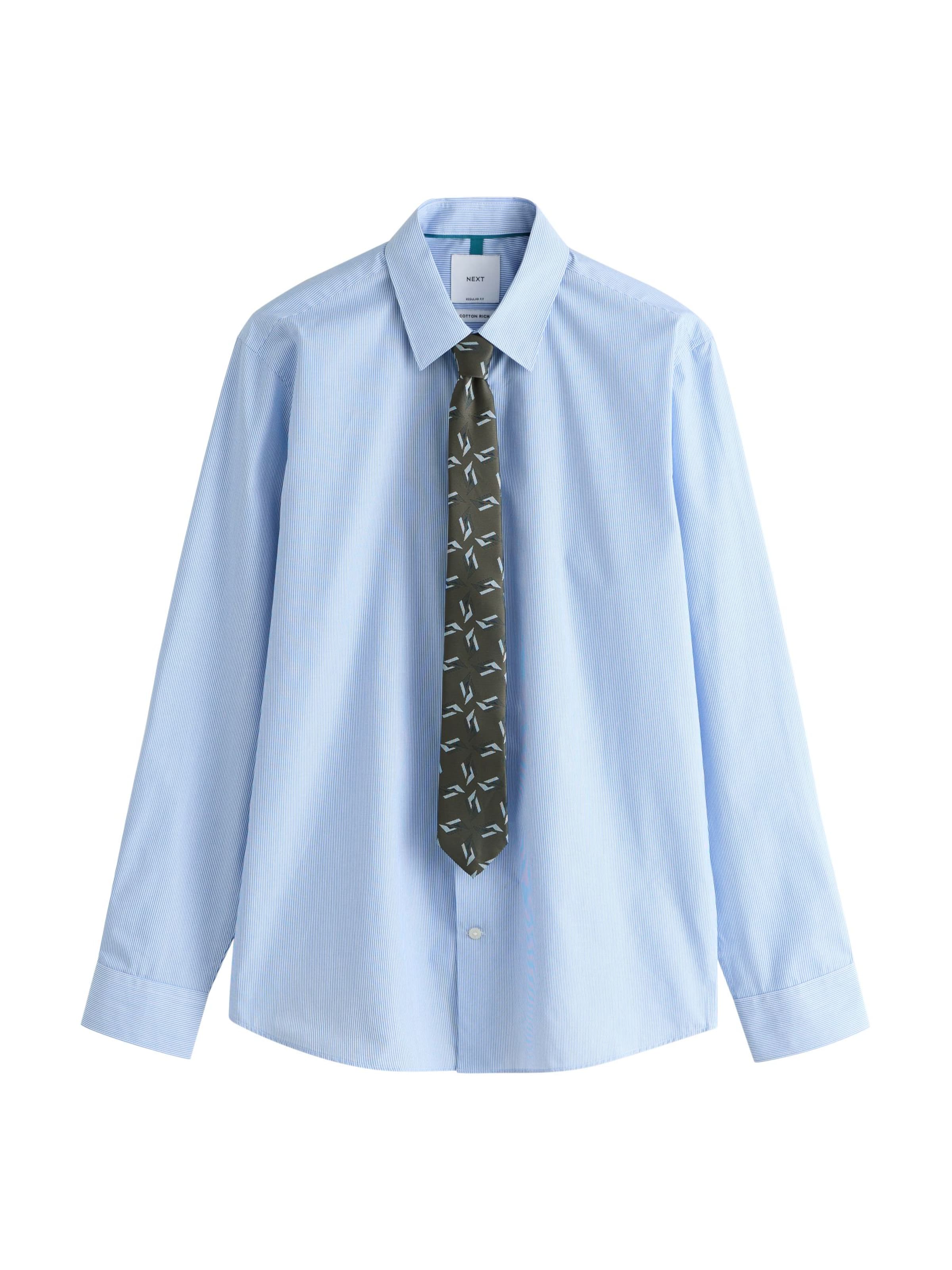 Next Regular fit Overhemd in Blauw: voorkant