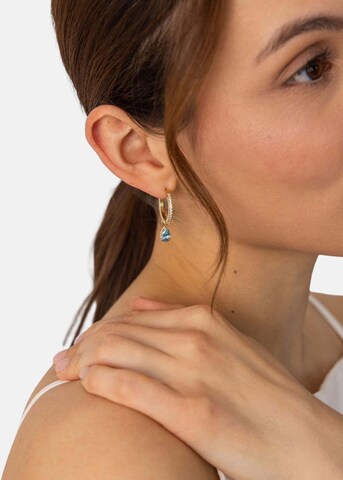 Boucles d'oreilles 'Felice Bluemarine' PURELEI en or : devant