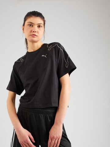 PUMA Functioneel shirt 'Motion' in Zwart: voorkant