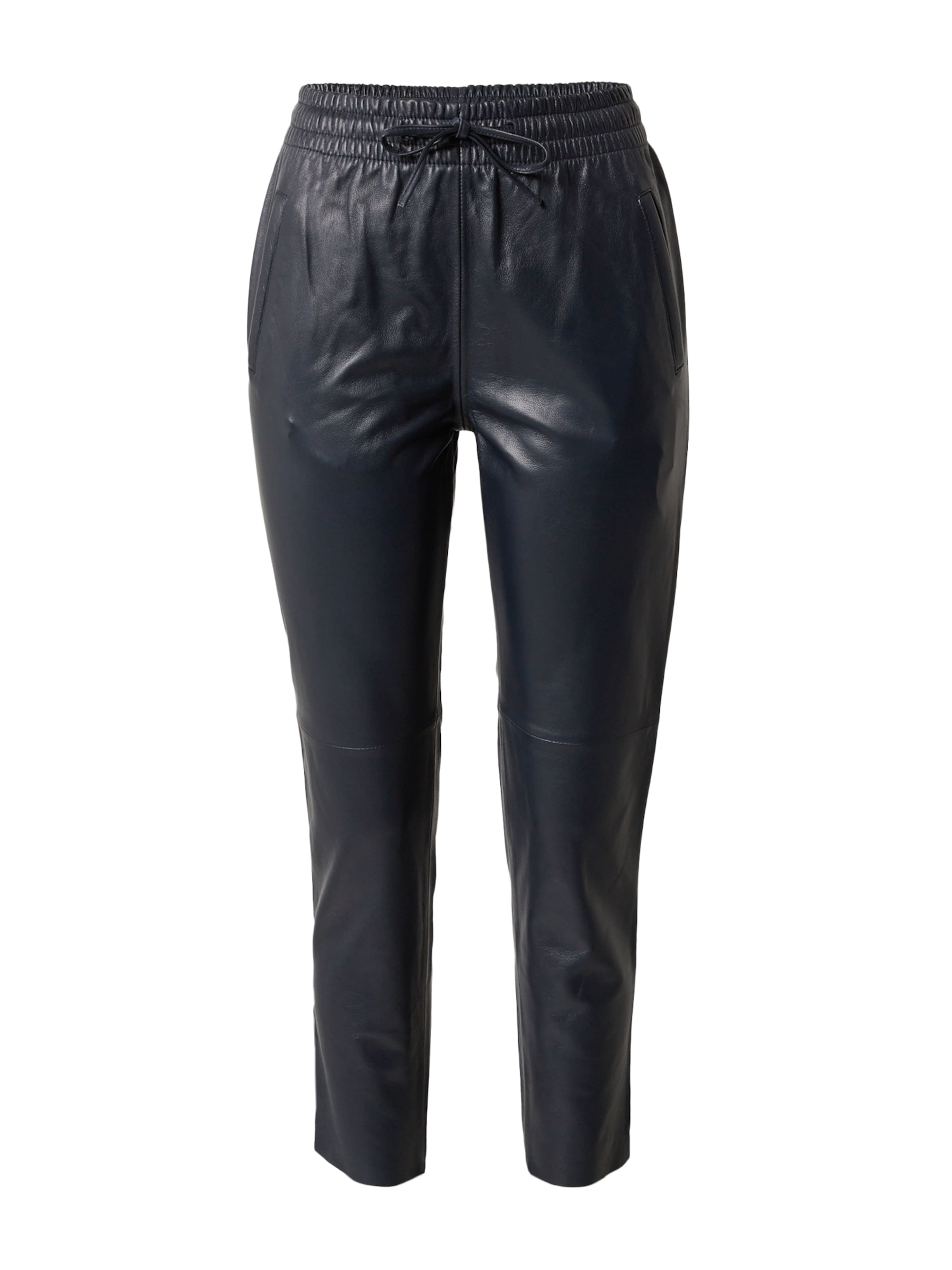 Slimfit Pantaloni 'GIFT' de la OAKWOOD pe albastru: față