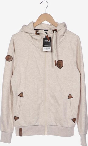 naketano Sweatshirt & Zip-Up Hoodie in M in Beige: front