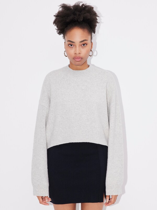 LeGer by Lena Gercke Sweater 'Elwine' in Mottled Grey