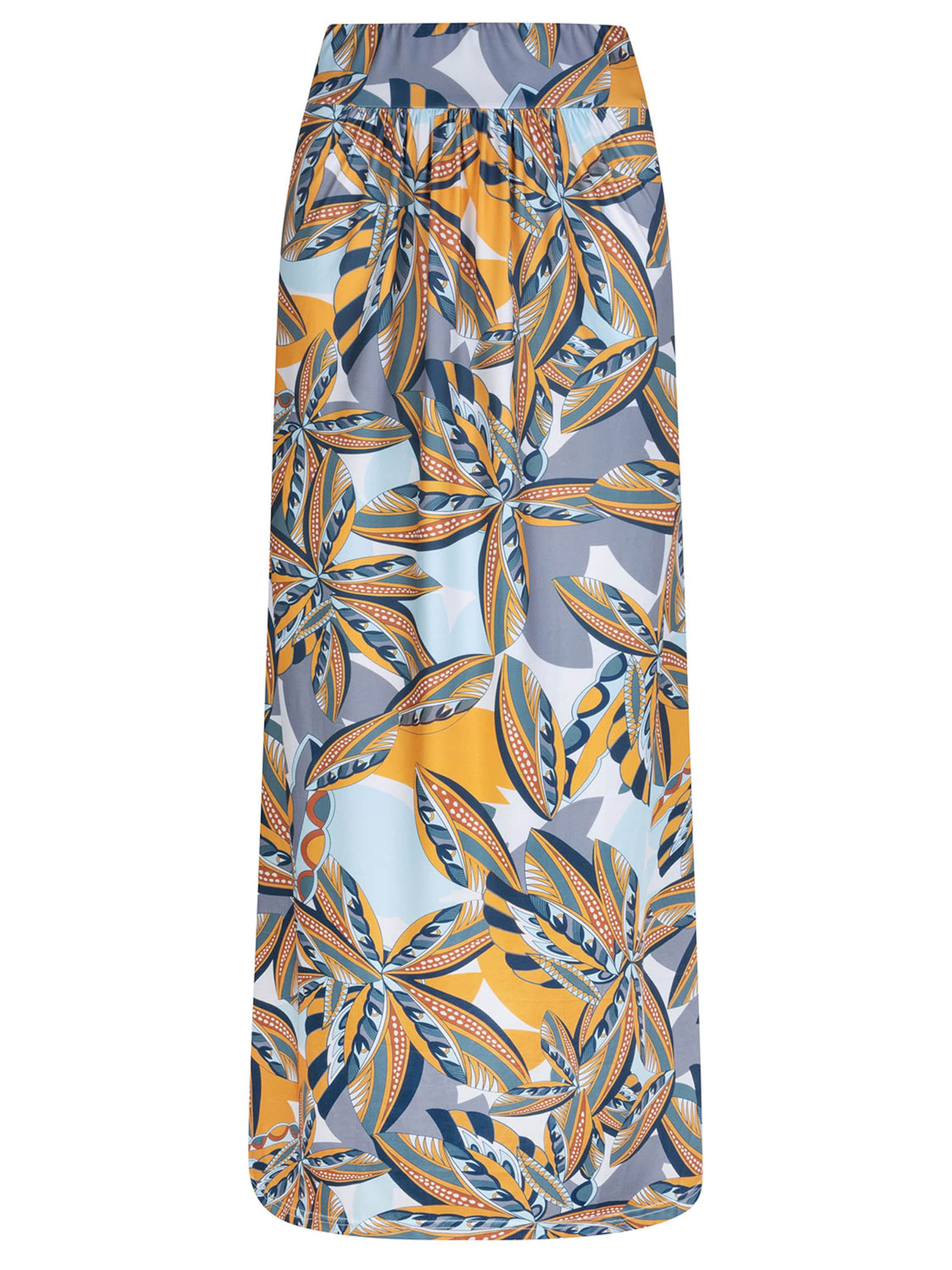 Chic by Lirette Skirt 'Maxi skirt Palm' in Orange: front