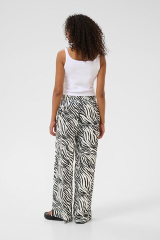 Kaffe Wide Leg Hose in Weiß