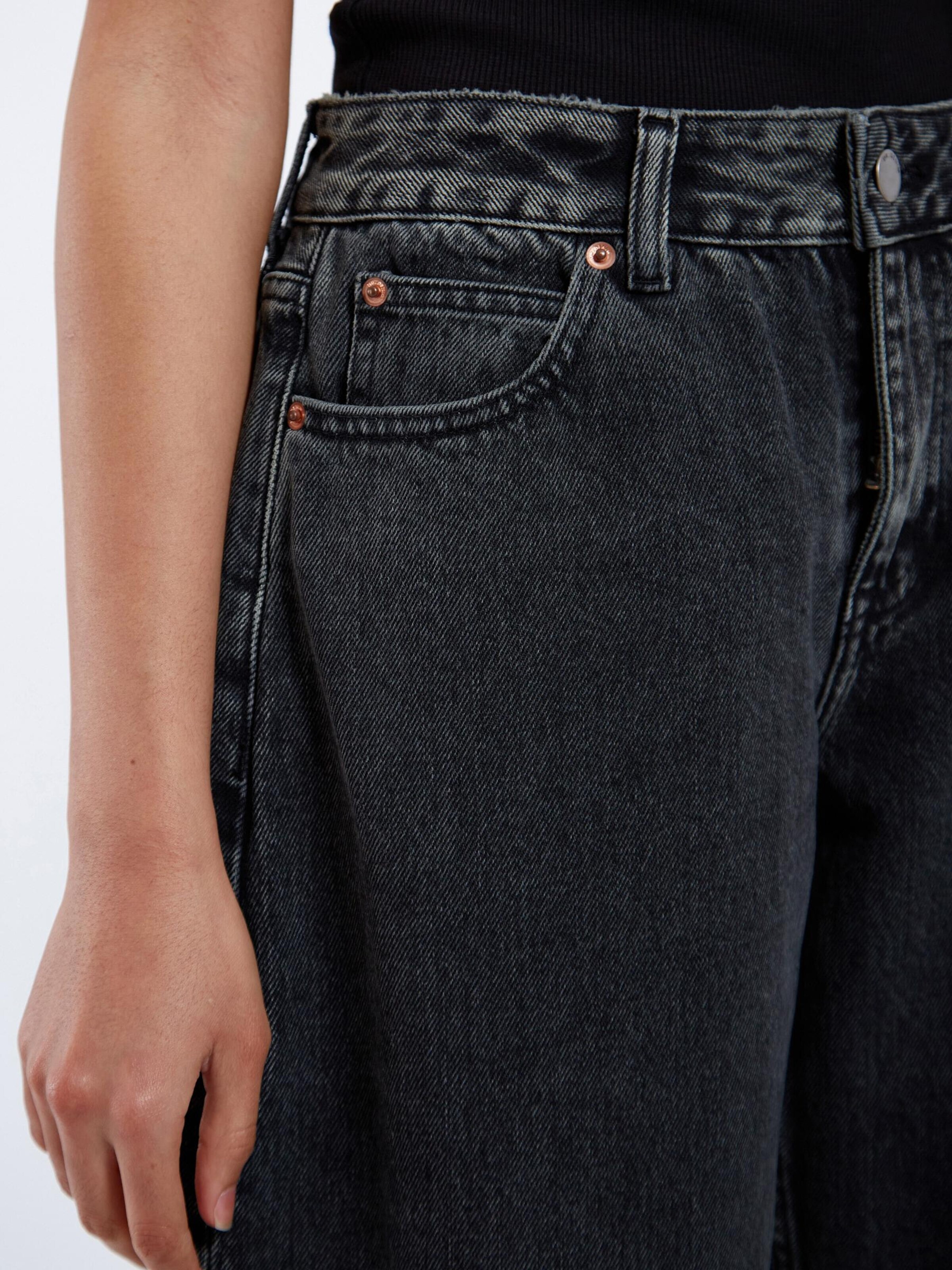 Dr. Denim Loose fit Jeans 'Nanci Mid Barrel' in Black