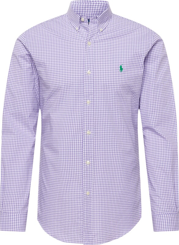 Polo Ralph Lauren Slim Fit Hemd in Lila Polo Ralph Lauren Slim Fit Hemd in Lila