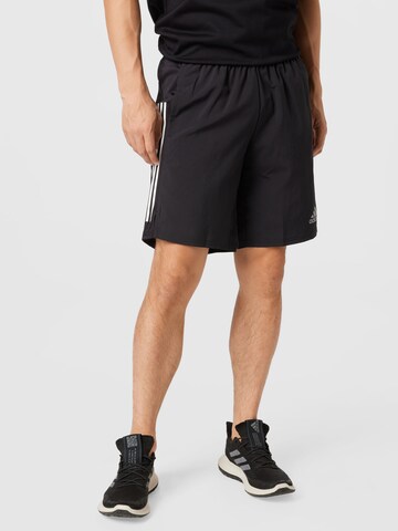 ADIDAS PERFORMANCE Regular Sportbroek in Zwart: voorkant